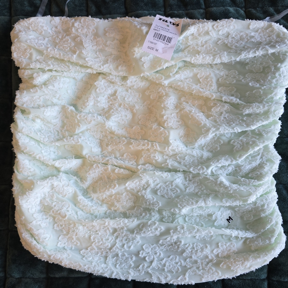 Tilly's Mint Textured Tube Top
